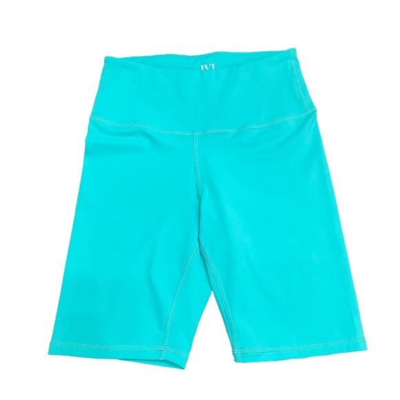 IVL Collective Teal Tight Yoga Bike Shorts Size 6 New Retails $78 - Picture 3 of 7